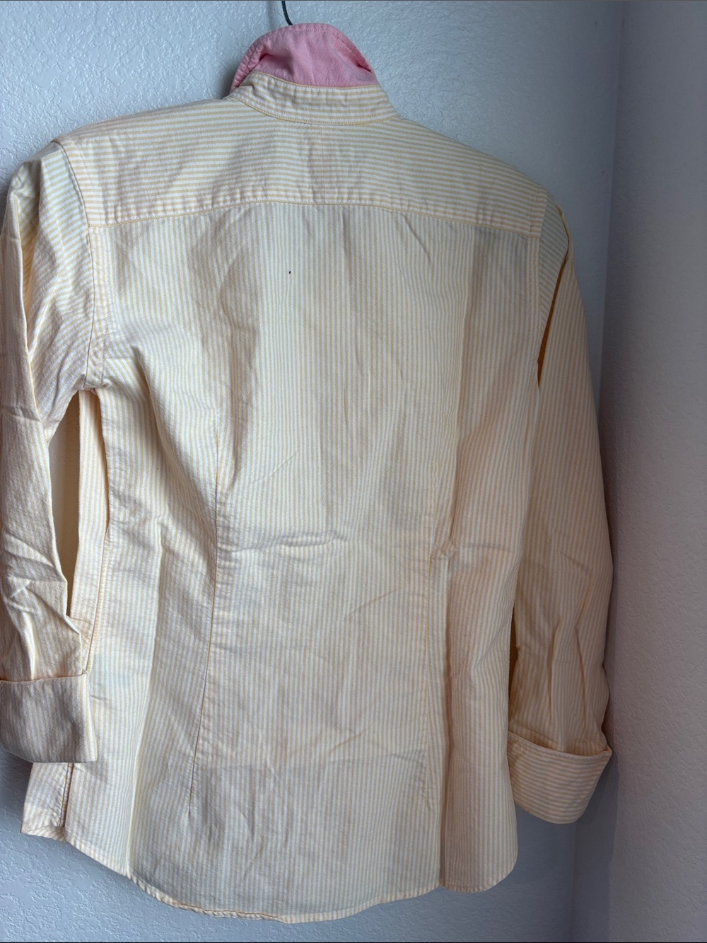 Polo by Ralph Lauren Cream and Yellow Striped Button Up - Picture 5 of 5